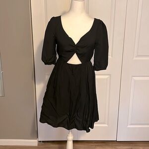 NSR - Keyhole Cut Out Midi Dress - NWOT - Medium